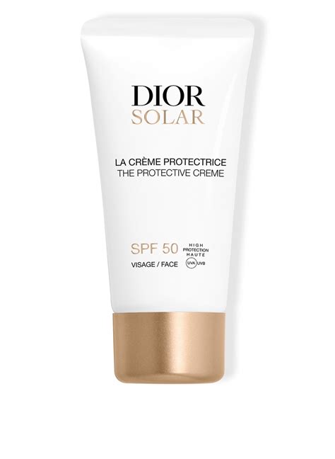 dior zonnecreme|Dior Solar La Crème Protectrice Visage SPF 50.